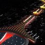 Beijing Airport by night.
