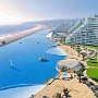 World's Largest Swimming Pool in San Alfonso, Chile. More than 1,000 yards long.