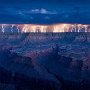 Amazing lightning storm over the Grand Canyon.